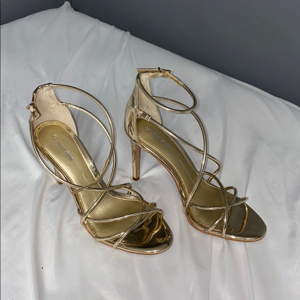 Gold Gianni Bono High Heels